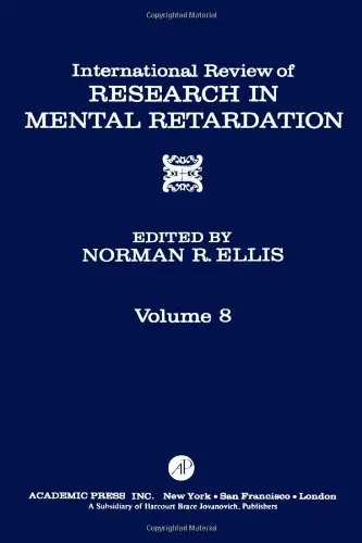 Cover of International Review of Research in Mental Retardation