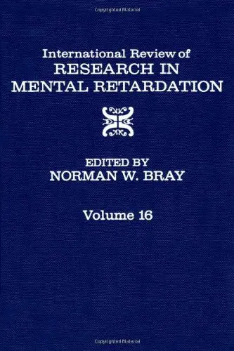 Cover of International Review of Research in Mental Retardation