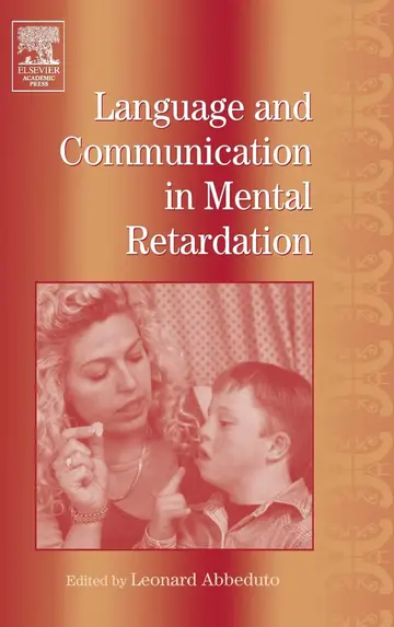 Cover of International Review of Research in Mental Retardation