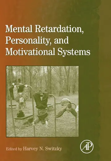 Cover of International Review of Research in Mental Retardation