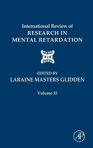 Cover of International Review of Research in Mental Retardation
