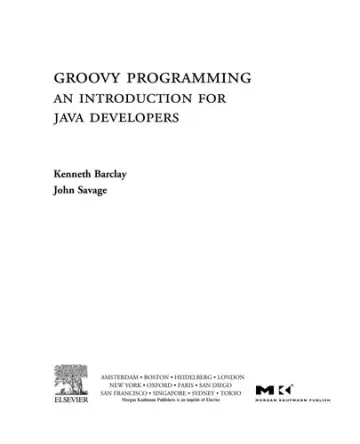 Cover of Groovy Programming