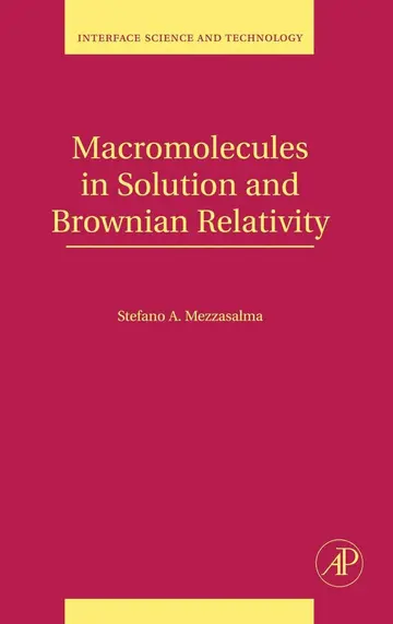 Cover of Macromolecules in Solution and Brownian Relativity