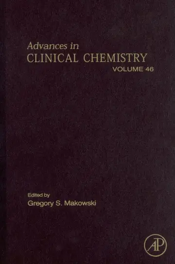 Cover of Advances in Clinical Chemistry