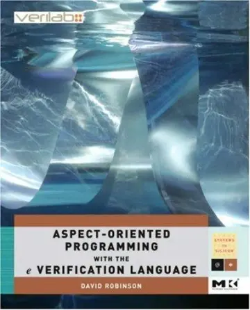 Cover of Aspect-Oriented Programming with the E Verification Language