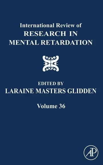 Cover of International Review of Research in Mental Retardation