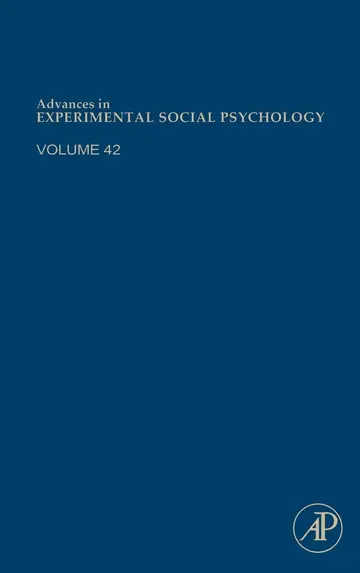 Cover of Advances in Experimental Social Psychology