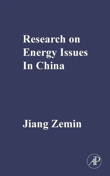Cover of Research on Energy Issues in China