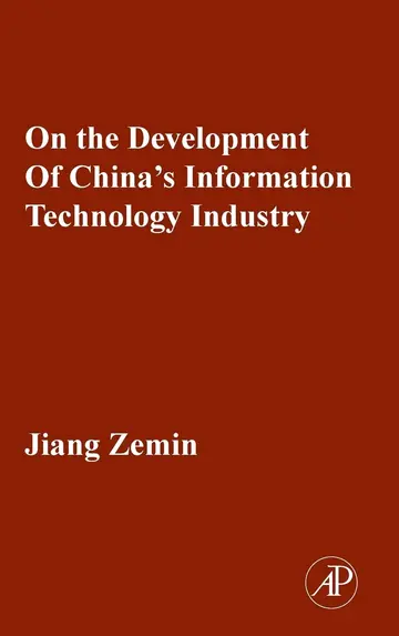 Cover of On the Development of China's Information Technology Industry