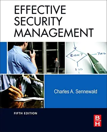 Cover of Effective Security Management