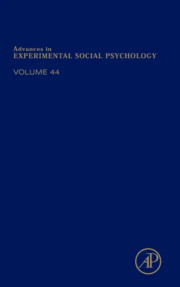Cover of Advances in Experimental Social Psychology