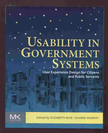 Cover of Usability in Government Systems