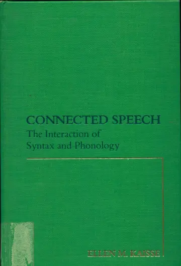 Cover of Connected Speech