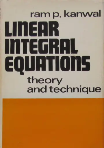Cover of Linear Integral Equations