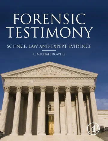 Cover of Forensic Testimony
