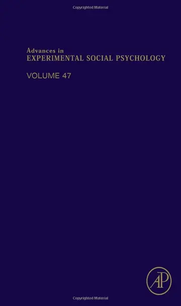Cover of Advances in Experimental Social Psychology
