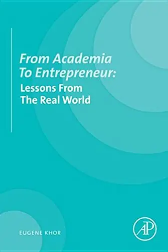 Cover of From Academia to Entrepreneur