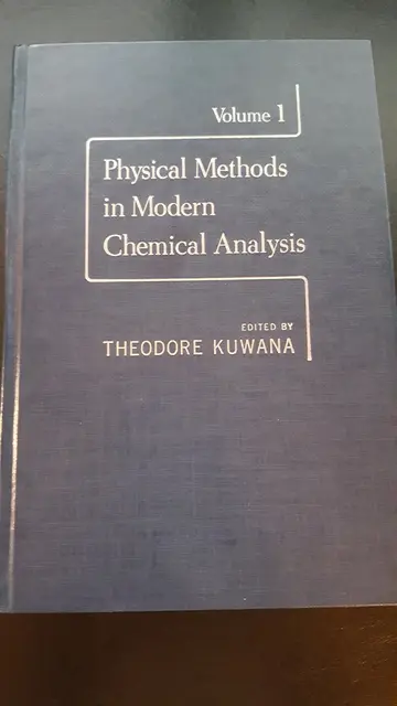 Cover of Physical Methods in Modern Chemical Analysis