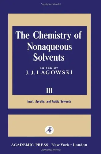 Cover of Chemistry of Nonaqueous Solvents