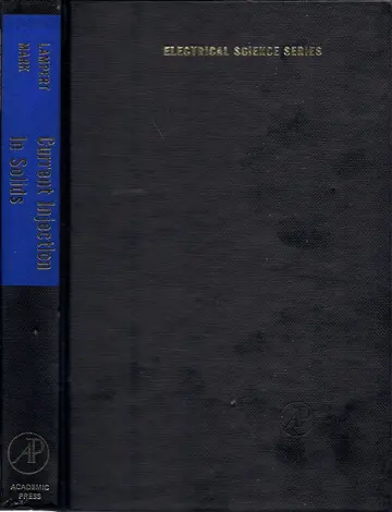 Cover of Current Injection in Solids