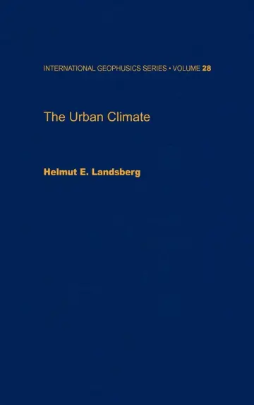 Cover of The Urban Climate