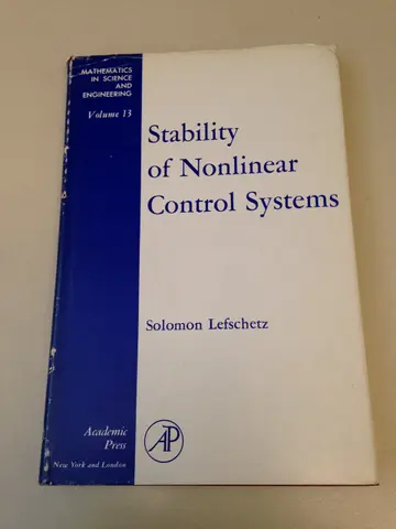 Cover of Stability of Nonlinear Control Systems
