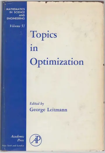 Cover of Topics in Optimization