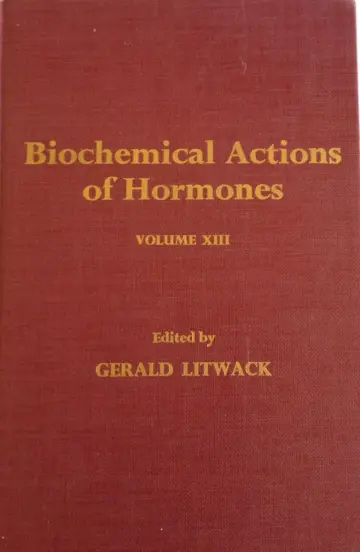 Cover of Biochemical Actions of Hormones