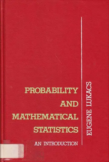 Cover of Probability and Mathematical Statistics