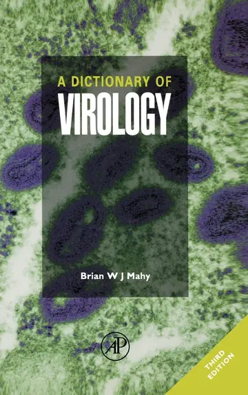 Cover of A Dictionary of Virology
