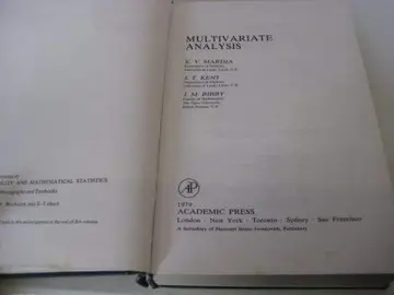 Cover of Multivariate Analysis