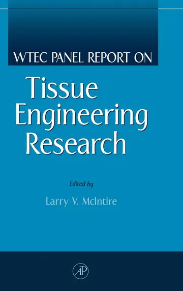 Cover of WTEC Panel Report on Tissue Engineering Research