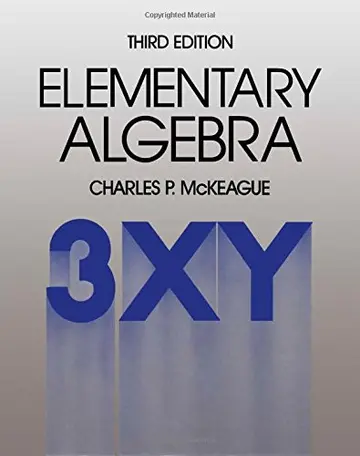 Cover of Elementary Algebra