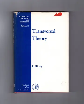 Cover of Transversal Theory