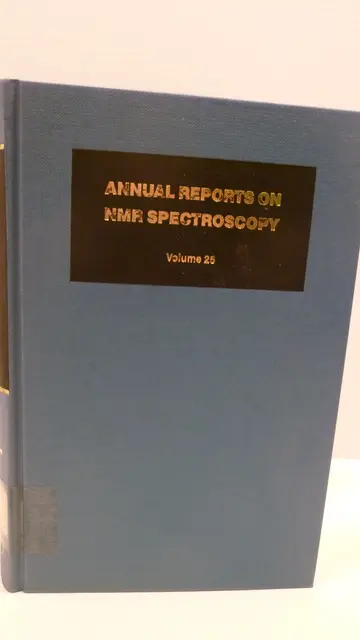 Cover of Annual Reports on Nuclear Magnetic Resonance Spectroscopy