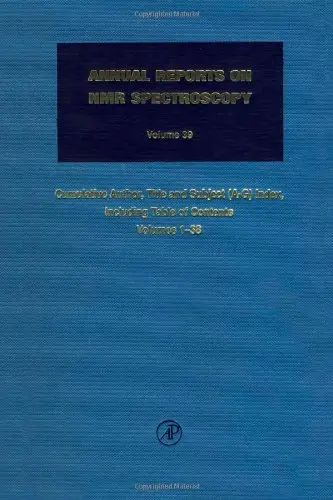 Cover of Annual Reports in Nmr Spectroscopy V39