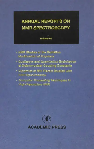 Cover of Annual Reports on NMR Spectroscopy