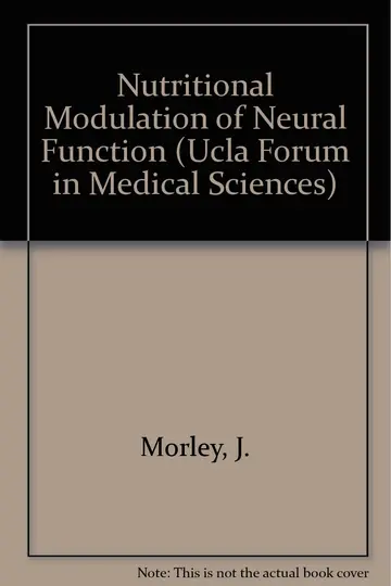 Cover of Nutritional Modulation of Neural Function