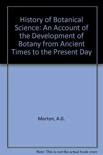 Cover of History of Botanical Science