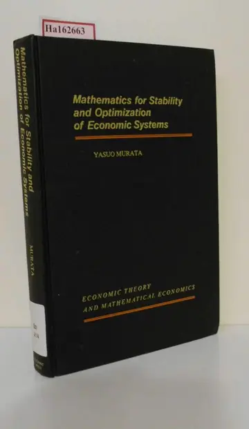 Cover of Mathematics for Stability and Optimization of Economic Systems