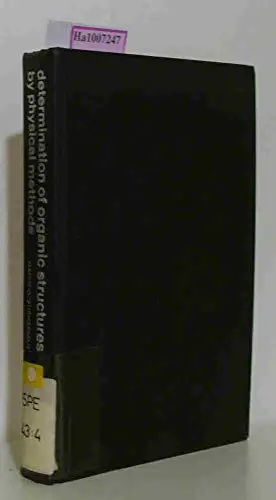 Cover of Determination of Organic Structures by Physical Methods