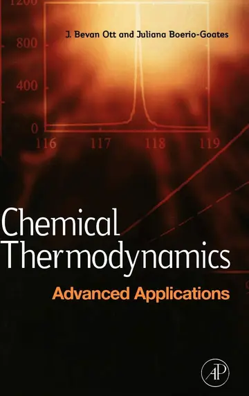 Cover of Chemical Thermodynamics