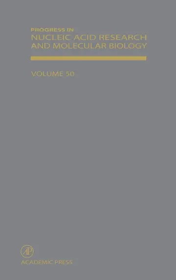 Cover of Progress in Nucleic Acid Research and Molecular Biology