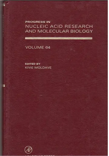Cover of Progress in Nucleic Acid Research and Molecular Biology