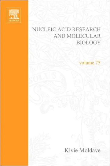 Cover of Progress in Nucleic Acid Research and Molecular Biology