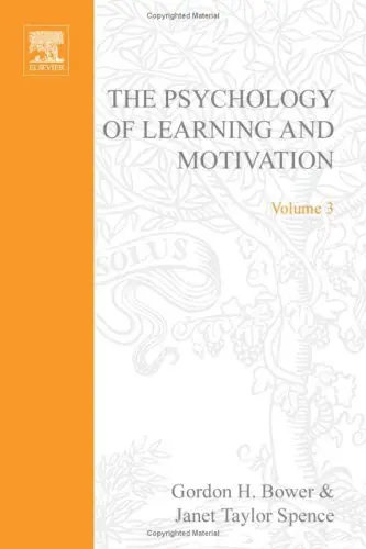 Cover of Psychology of Learning and Motivation