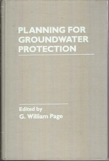 Cover of Planning for Groundwater Protection