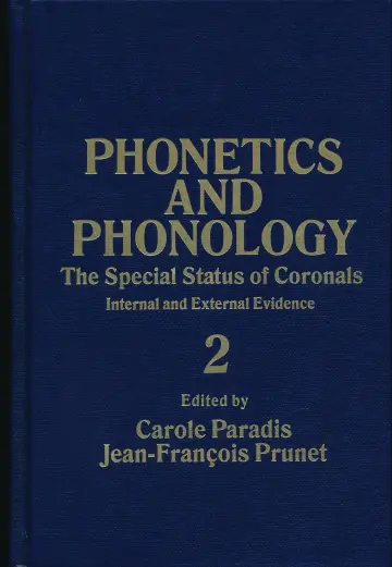 Cover of The Special Status of Coronals
