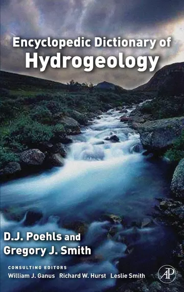 Cover of Encyclopedic Dictionary of Hydrogeology