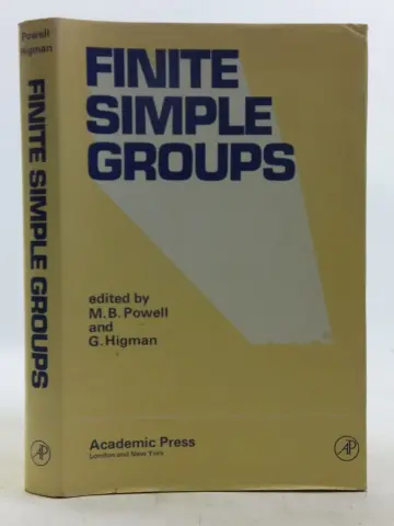 Cover of Finite Simple Groups